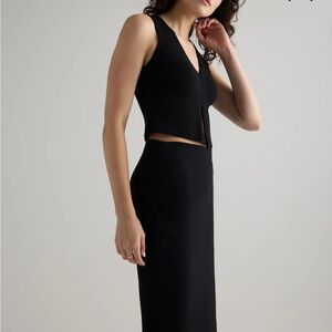 Philosophy Ponte Pencil Skirt - Black